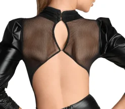 Noir Handmade Net Wetlook Dress