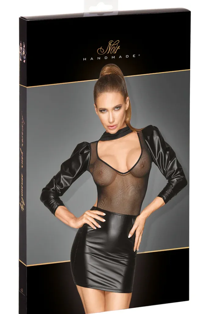 Noir Handmade Net Wetlook Dress