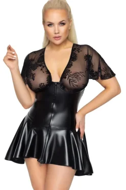 Noir Handmade Plus Size Short Dress