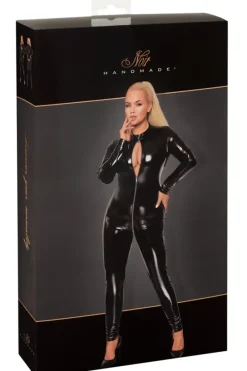 Noir Handmade Plus Size Vinyl Catsuit