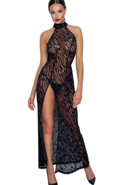 Noir Handmade Powernet Tiger Style Dress (S, M)