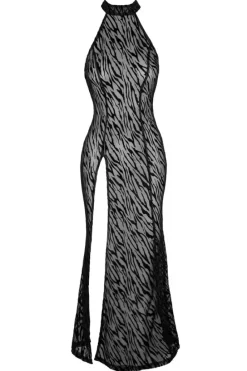 Noir Handmade Powernet Tiger Style Dress (S, M)