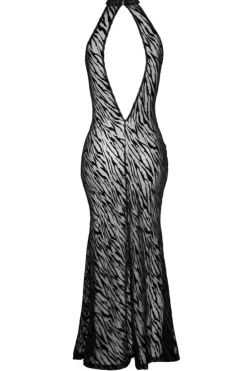 Noir Handmade Powernet Tiger Style Dress (S, M)