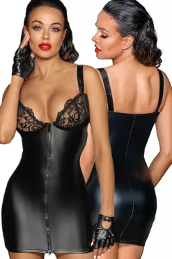 Noir Handmade Powerwetlook Mini-Dress