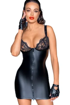 Noir Handmade Powerwetlook Mini-Dress