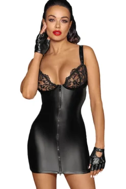 Noir Handmade Powerwetlook Mini-Dress