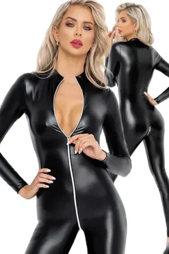 Noir Handmade Powerwetlook Catsuit