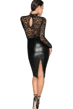 Noir Handmade Powerwetlook Dress