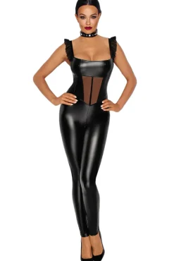 Noir Handmade Powerwetlook Catsuit