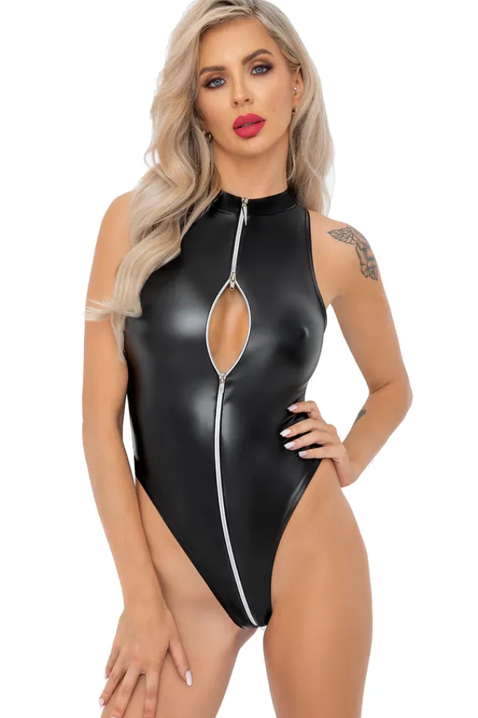 Noir Handmade Powerwetlook Bodysuit