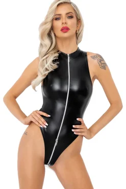Noir Handmade Powerwetlook Bodysuit