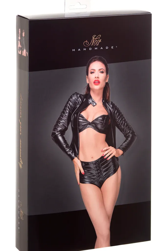 Noir Handmade Powerwetlook Jacket (L, XL)