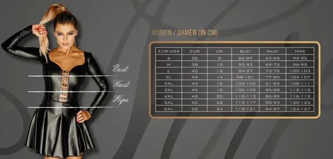 Noir Handmade Powerwetlook Jacket (L, XL)