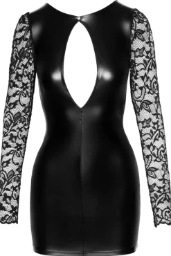 Noir Handmade Short Powerwetlook Dress