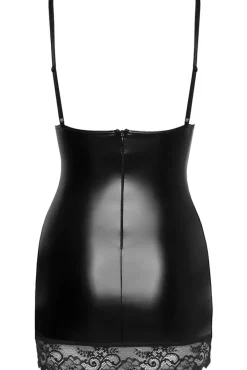 Noir Handmade Short Powerwetlook Dress