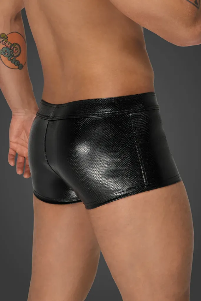 Noir Handmade Shorts with Zipper