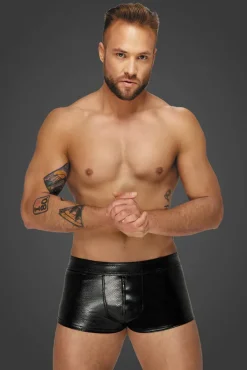 Noir Handmade Shorts with Zipper