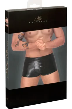 Noir Handmade Shorts with Zipper