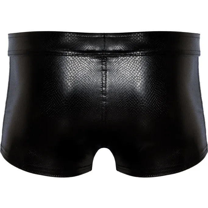Noir Handmade Shorts with Zipper