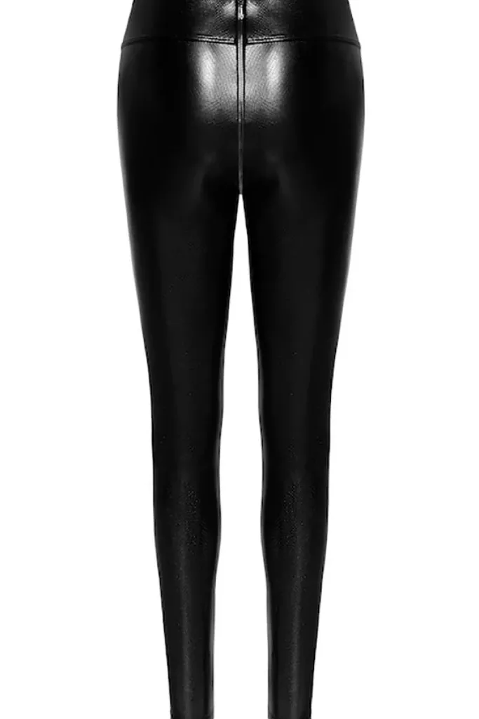 Noir Handmade Snake Skin Style Leggings
