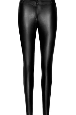 Noir Handmade Snakeskin Look Trousers
