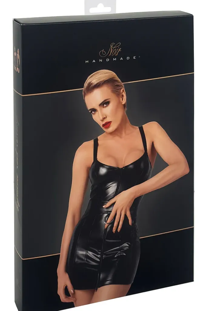 Noir Handmade Starlet Wetlook Minidress