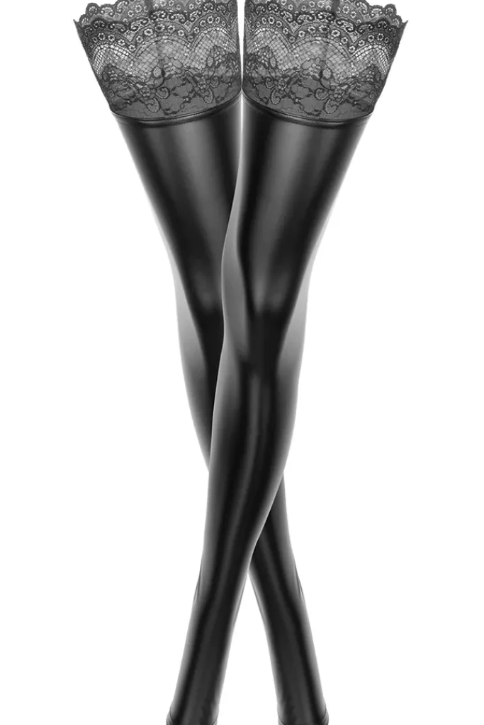 Noir Handmade Superstar Powerwetlook Stockings