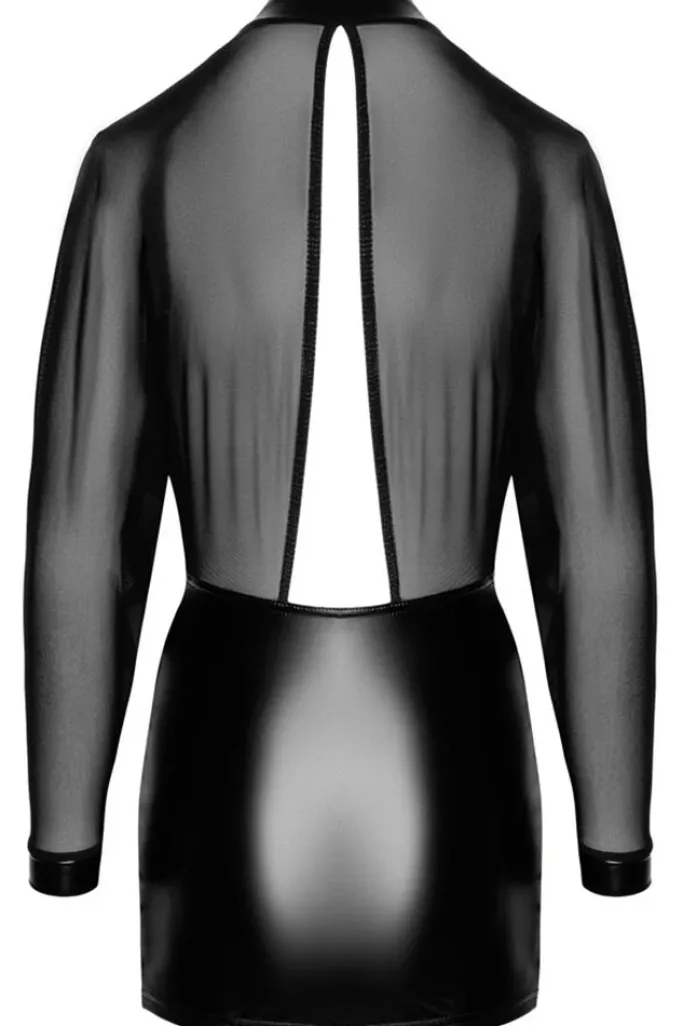Noir Handmade Transparent Tulle Dress