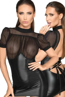 Noir Handmade Wetlook Dress