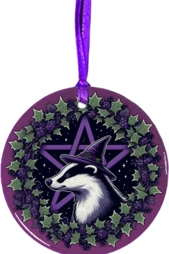 Oakhart Industries Oakhart Badger Christmas Ornament