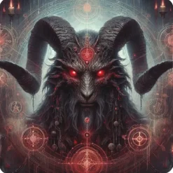 Oakhart Industries Oakhart Baphomet Coaster Set