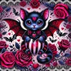 Oakhart Industries Oakhart Bat Cat Valentine Card