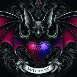 Oakhart Industries Oakhart Bat Gothic Valentine Card