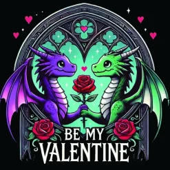 Oakhart Industries Oakhart Dragon Be My Valentine Card