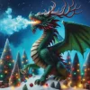 Oakhart Industries Oakhart Dragon Christmas Card