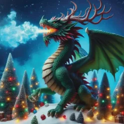 Oakhart Industries Oakhart Dragon Christmas Card