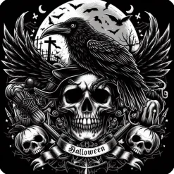 Oakhart Industries Oakhart Halloween Coaster Set