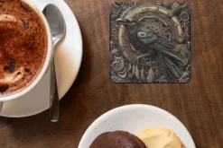 Oakhart Industries Raven Coaster Art087