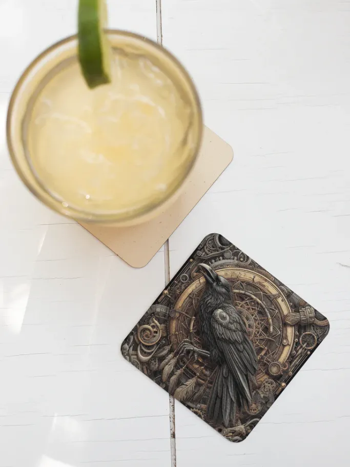 Oakhart Industries Raven Coaster Art087