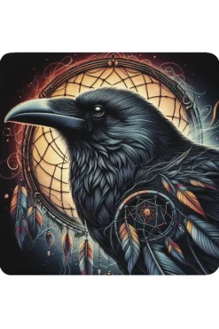 Oakhart Industries Raven Coaster Art086