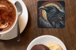 Oakhart Industries Raven Coaster Art086