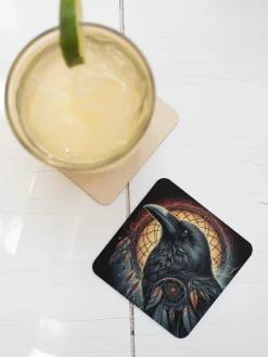 Oakhart Industries Raven Coaster Art086