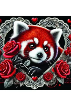 Oakhart Industries Oakhart Red Panda Valentine Card