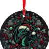 Oakhart Industries Oakhart Santa Dragon Christmas Ornament 2