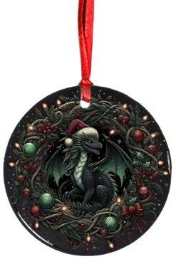 Oakhart Industries Oakhart Santa Dragon Christmas Ornament