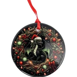 Oakhart Industries Oakhart Santa Dragon Christmas Ornament