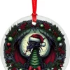 Oakhart Industries Oakhart Santa Dragon Christmas Ornament 4