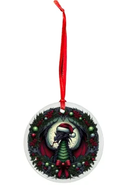 Oakhart Industries Oakhart Santa Dragon Christmas Ornament 4