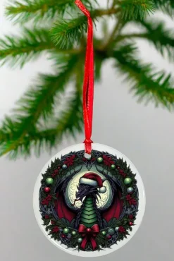 Oakhart Industries Oakhart Santa Dragon Christmas Ornament 4