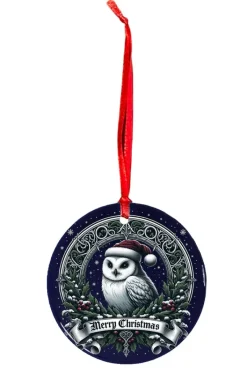 Oakhart Industries Oakhart Santa Owl 2 Christmas Ornament